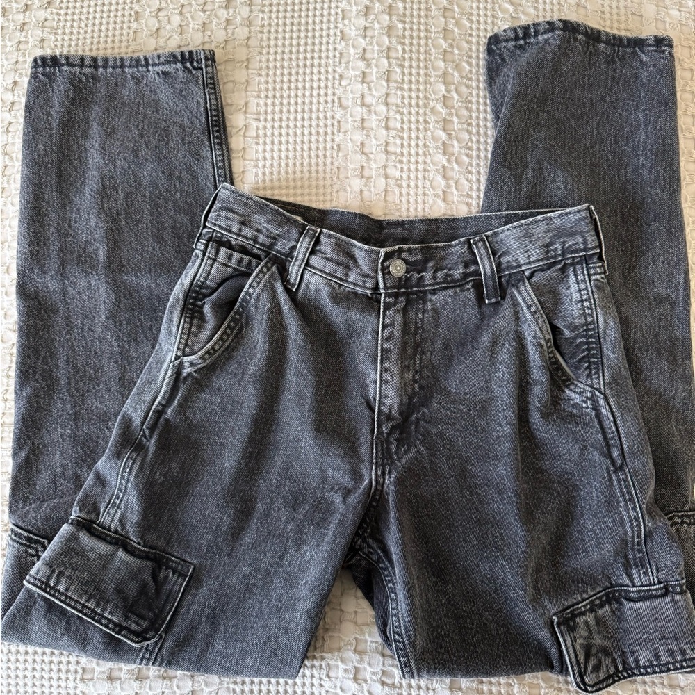Levi’s Black Denim Cargo Pants